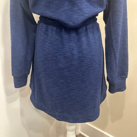 Daily Practice Anthropologie Navy Hoodie Tunic Hiking Dress Gorpcore Granola - Picture 11 of 15